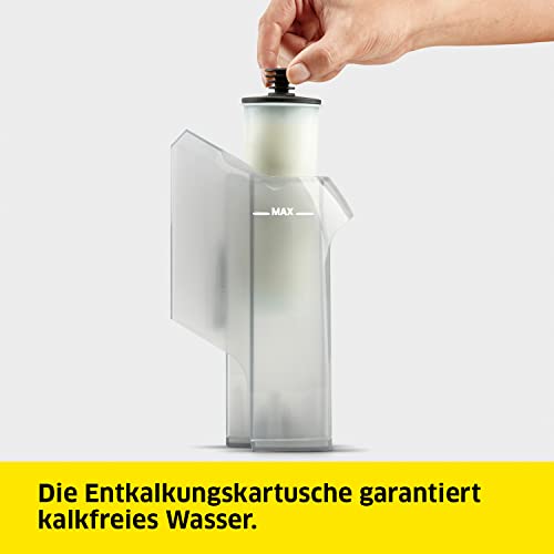 Kärcher Dampfreiniger SC 2 Upright EasyFix, Aufheizzeit: 30 s, Flächenleistung: ca. 50 m², Tank: 0,4 l, Heizleistung: 1600 W, mit Bodendüse EasyFix, Mikrofaser-Bodentuch und Entkalkungskartusche