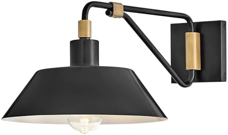 Hinkley Brewster Medium Wall Mount Barn Light, Black Oxide