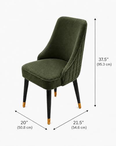 Image of WOODEN SPACE 4 Seater Wooden Dining Table Set | Urban Marble Top Dining Table with Chairs for Dining Room & Kitchen (Modern Infinity Dark Green) (54 x 36 x 30 inch)