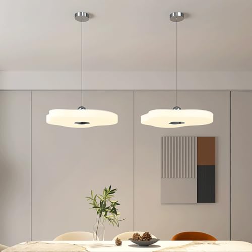 Lustre suspension LED 54W avec 3 modes de couleur interchangeables - 3
