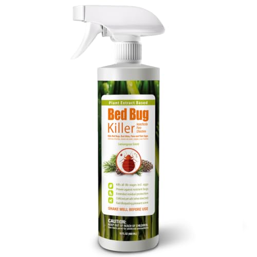 Image of EcoVenger Bed Bug Killer 16OZ | 2026 Upgraded New Refreshing Lemongrass Scent | 100% Efficacy | Kills All Stages incld Eggs on Contact | 14 Day Residual Protection | Plant-Based Child & Pet Safe