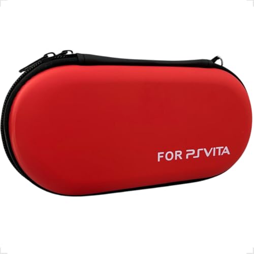 Case Bag Bolsa Estojo Viagem E Proteção Compatível Para Ps Vita 1000 Fat 2000 Slim (VERMELHO)