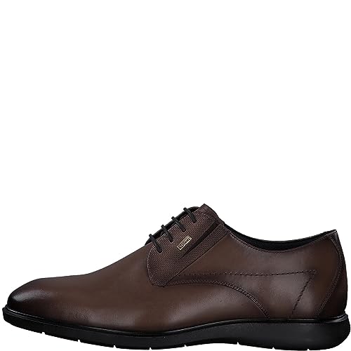 s.Oliver Herren Anzugschuhe aus Leder Oxford, Braun (Cognac), 43 EU