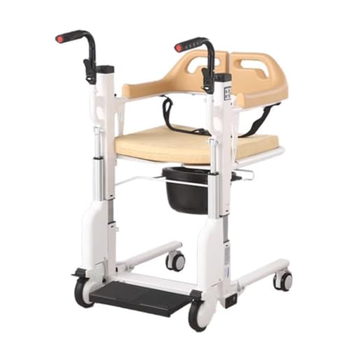 Hhaoran-9868 ユニバーサル ローラーウォーカーシート 寝たきり 高齢者 電動トランスファーマシン ハンドリングマシン 授乳アーティファクト リフティング 家庭用機械 スチールローリングウォーカー (イエロー)