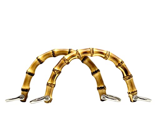 Bamboo Handles Purse Handles Handbag Handle for Bag Making Purse Making Handle Replacement U Shape a Pair (2 Pieces) per lot 12.5cm M152