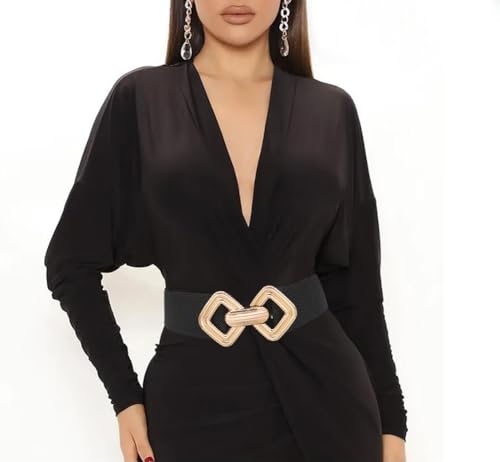 Women Wide Stretchy Waist Belt Cinch Elastic Stretch Belt for Dresses2