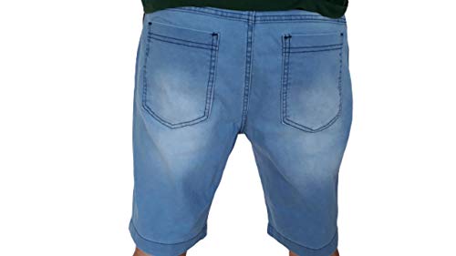 Kit 3 Bermudas Jeans Masculina Moletom Jeans Tamanho:40