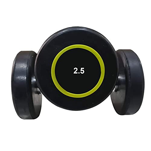 The 10 Best Low-Cost Home Workout Equipment - Exclusive Guide 5 GOCART WITH G LOGO Rubber Coated Steel Grip Round Dumbbells...