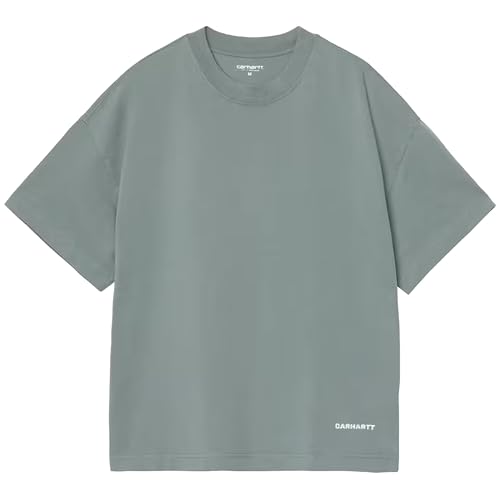Image of CARHARTT WIP S/S Link Script T-Shirt Velvet Green/White