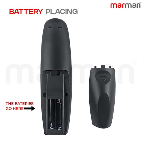 Image of marman Compatible with Compaq Tv Remote Control Original Suitable for HUEQ X Series 32 43 50 55 Inch Ultra HD Full HD Televison Without Voice Command and Google Assistant - No Pairing Required