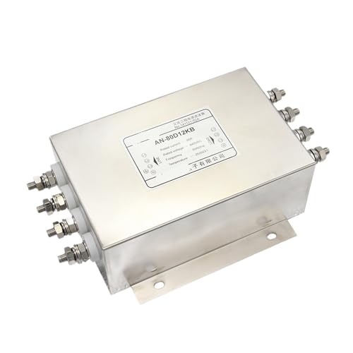 Filtro trifásico de cuatro hilos 80A AN-80D12KB para red industrial de 380V y 440V