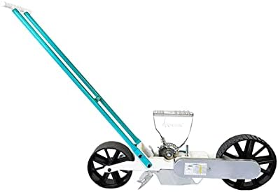 Gmjay Single Row Hand Push Small Manual Farmer Pushes Vegetable Planter Precision Seeder,