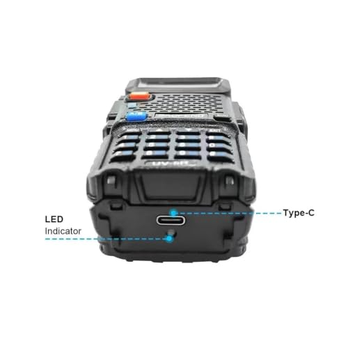 Batería Baofeng UV-5R de 3800mAh contra descargas rápidas con cable Tipo-C 5