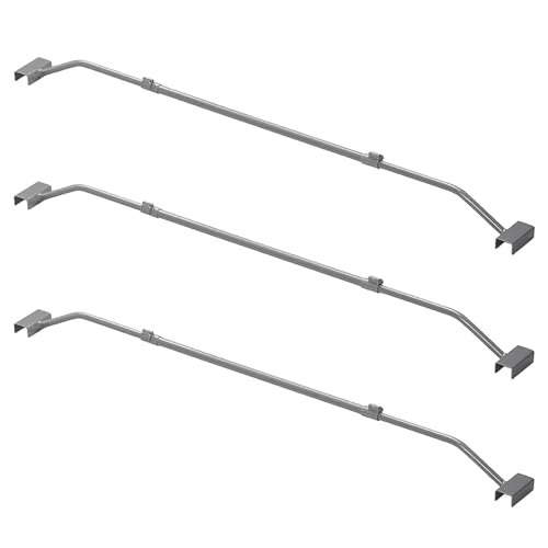 APT Lot de 3 supports de bâche plate pour remorque réglables 100-155 cm Support de toile...