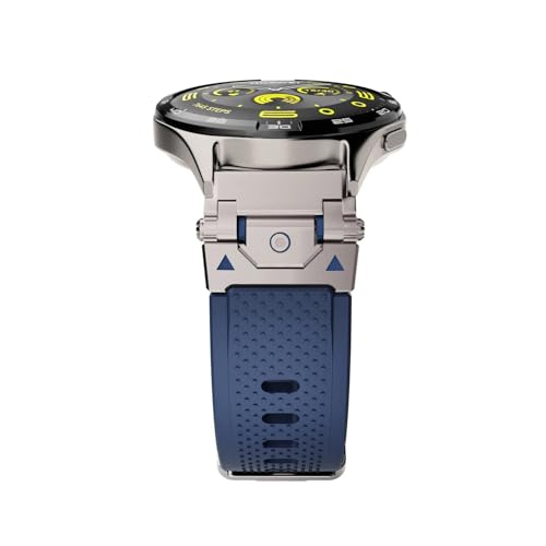 Bracelet de montre en silicone et acier pour Huawei Watch GT5 un style élégant au quotidien