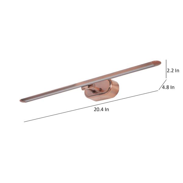 Image of SL 12 watt Black Rose-Gold Modern led Picture /Dreesing /Mirror Adjustable Light for Living Room,Bedroom,Kitchen & Hallway (Black-Rose /Gold, 12 WATT)