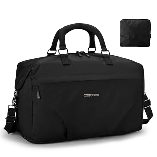 Spirit Airlines Personal Item Bag 18x14x8 Carry on Duffel Bag Weekender Travel Totes Bag with Wet Pocket Compartment for Sports,Gym,Overnight and Short Trip for Men & Women(Black)