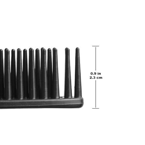 Set de 4 peines para rizos y peinado negro miniatura 3