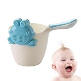 Vous apportant de la commodité : avec un déflecteur d'eau intégré, cette tasse de rinçage pour en-fants pour le bain augmente le temps d'écoulement, améliore l'uniformité du débit d'eau et offre un lavage de cheveux confortable. Le caoutchouc souple assure un ajustement chaud sans gêne.