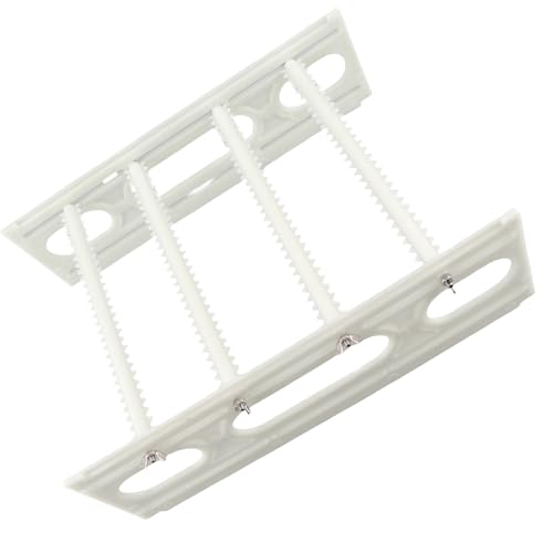 KIMISS Support de Séchage de Disques Vinyles, Grande capacité, en Plastique ABS, Conception en Dents de Scie, Support de Stockage pour Disques Vinyles Séchés, Nettoyeur à Ultrasons