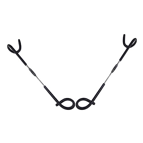 BESPORTBLE Outdoor Tent Light Hook 2 Pcs Camping Hook Hanger Non-Slip Iron Rubber Compact for Easy Carrying