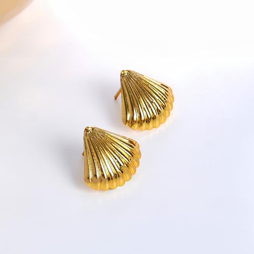 Image of Rubans Demi Fine Stainless Steel Stud Earrings Daily Gift for Women & Girls
