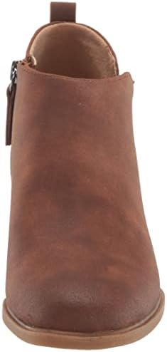 Dr. Scholl's Shoes Womens Roxanne Block Heel Bootie Copper Brown Synthetic 9 M | Image 1
