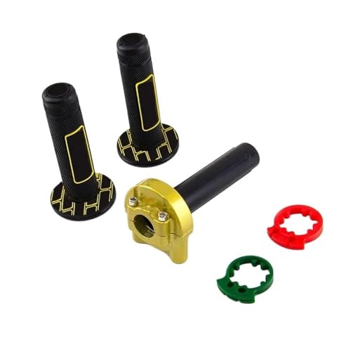 Poignées torsadées moto 22mm antidérapantes pour un contrôle optimal