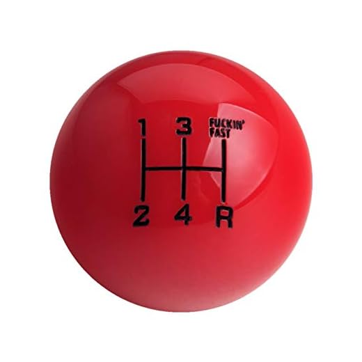 Dewhel Fing Fast Shift Knob 5 Speed Short Throw Shifter M12x1.25 M10x1.5 M10x1.25 M8x1.25 Red