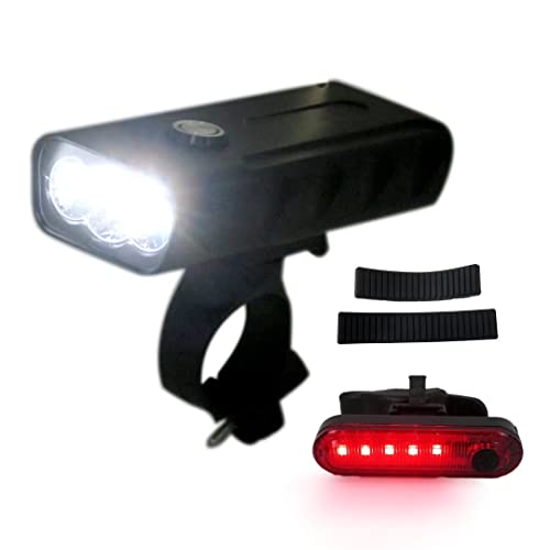 1000 Lumen Flashlight for Bicycle USB Bike Front Rear Light Set Rainproof MTB Headlight 4800mAh Cycling Lamp Accessory