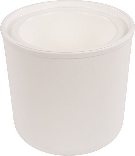 Carlisle FoodService Products Coldmaster Plastic Cold Food Server, Cold Crock with Insulation for Catering, Kitchens, Restaurants, 2 Quarts, White
