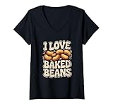 Photo Gallery donna i love baked beans dichiarazione divertente maglietta con collo a v Photo Gallery donna i love baked beans dichiarazione divertente maglietta con collo a v