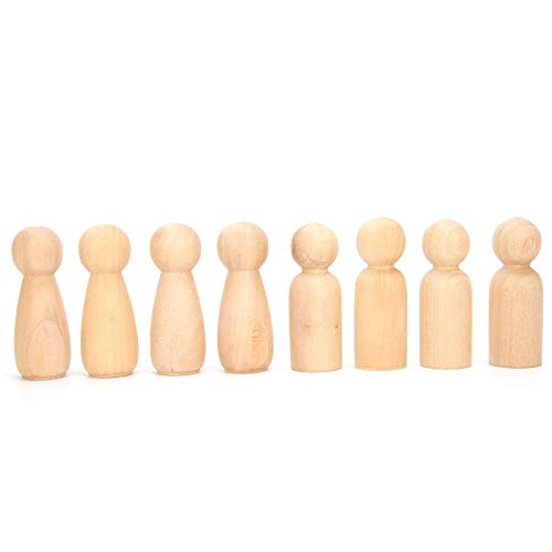 Bambole con Pioli in Legno 30 Pezzi Corpi di con in con in Forme di Persone Non Finite Pittura Arti e Mestieri