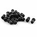 Tool parts 20 Pcs M12 Male Thread 3-6.5mm Adjustable Black Cord Grip Cable Gland