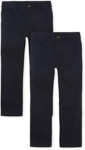 The Children's Place boys Chino Pants, New Navy, 12