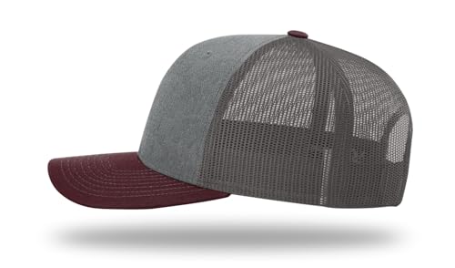 Image of Richardson 112 Trucker Hat - Premium Blank Baseball Cap, Adjustable Snapback Hat - Structured Six Panel Richardson Blank Hats