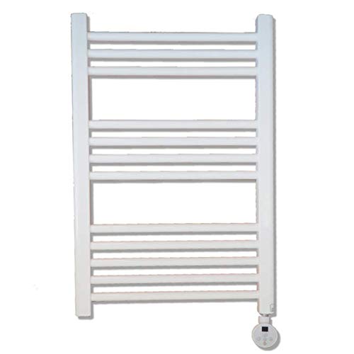 ClimaSpain Radiador Toallero Electrico Mallorca  Secatoallas de Bao en Color Blanco con 400W  Toalleros Electricos Termostato Digital (Medidas 770x500mm)  GARANTA Especial 5 AOS