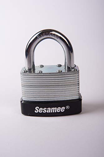 CCL Security K436L 436L 4 Dial Bottom Resettable Laminated Padlock with 1