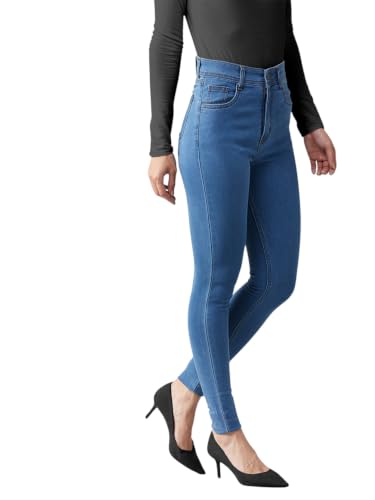 Image of Dolce Crudo Distressed High Rise Skinny Jeans for Women