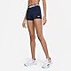 Nike Damen Pro Damenshorts (Ca. 8 cm) Upper Thigh Length Tight, Obsidian/White, M EU