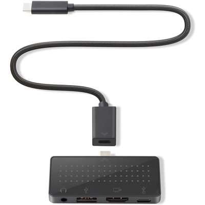 Staygo Mini Multi Port USB-C Desk & Travel Hub for Your iPad/MacBook, Four Ports USB-A, HDMI, Headphone/Audio Out and USB-C Power hub - Black.-image-25