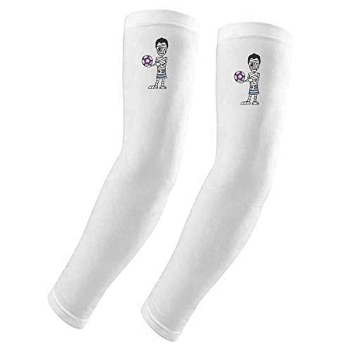 Manchons de protection UV Uruguay Football DIYthinker pour sport