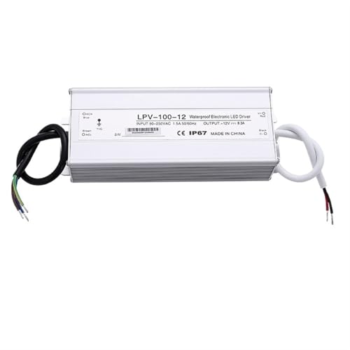 Alimentation LED 12V transformateur AC/DC 100W étanche IP67 tension constante - 3