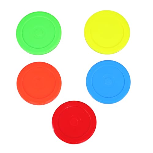 KICHOUSE Table Hockey Game 5 Pack Air Hockey Table Accessories for Boys and Girls Compact Design for Home and Office