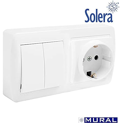 Solera Base Schuko Bipolar con TT Lateral Cover