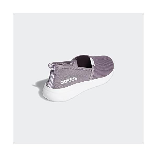 adidas Lite Racer Slip On Womens Shoes Size 7, Color: Legacy Purple/Cloud White/Legacy Pur