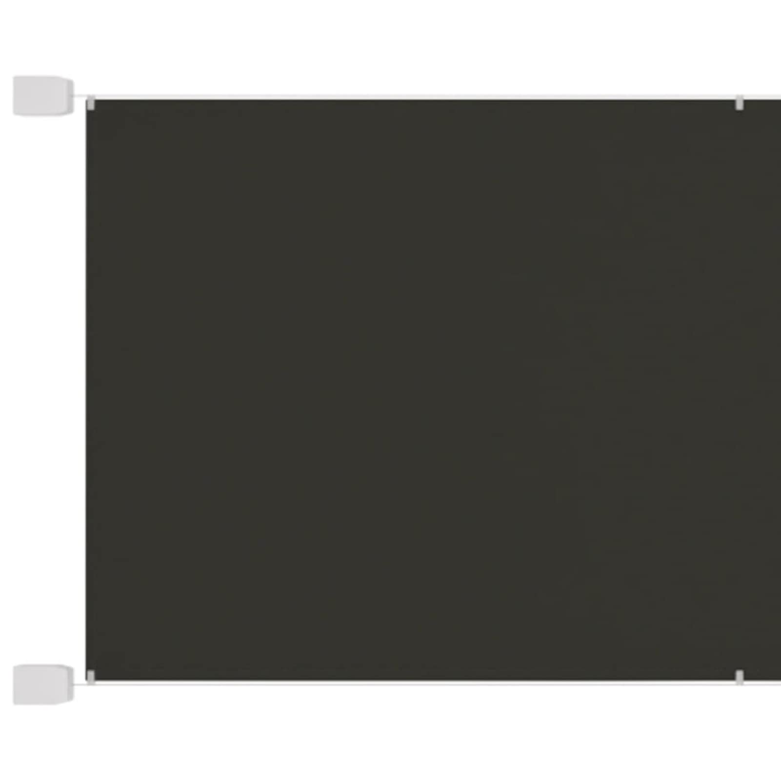 Homgoday Zewnętrzny parawan, Antracyt pionowy parawan 60 x 600 cm z tkaniny Oxford, zewnętrzny ogródek ogrodowy, parawan zewnętrzny parawan, przegroda zewnętrzna