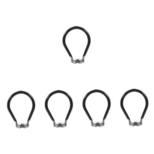 BESPORTBLE 5pcs Bike Tool Kit Metal Wrench Durable Construction for Secure Wheel Removal and Installation