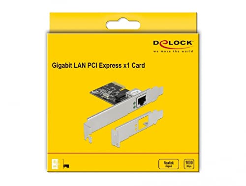 Delock PCI Express x1 Card 1 x RJ45 Gigabit LAN RTL8111 miniatura 6