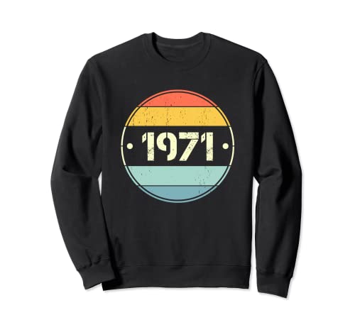 Camisetas de cumpleaños vintage de 1971 para mujer, divertidas, cumpleaños de 1971 Sudadera